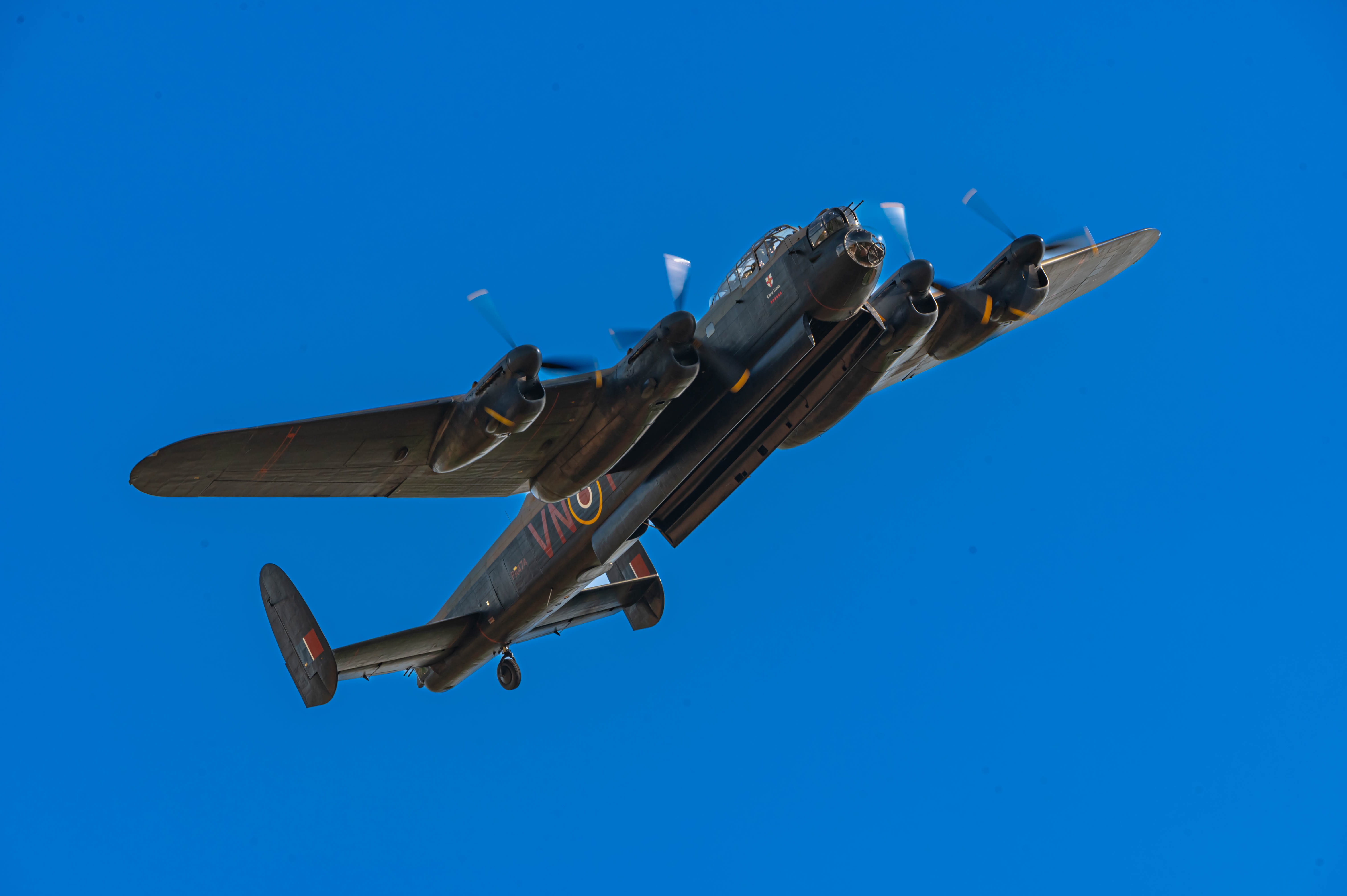 Battle of Britain Memorial Flight aircraft 1 — Spitfire, Hurricane, Lancaster and Dakota